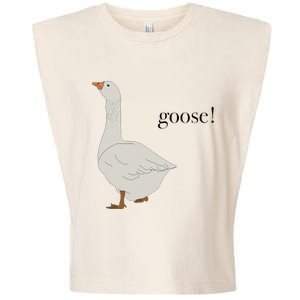 Goose Geese Pond Garment-Dyed Women's Muscle Tee