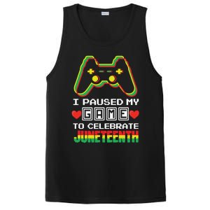 Gamer Game Proud Black Freedom Black History Juneteenth Gift PosiCharge Competitor Tank