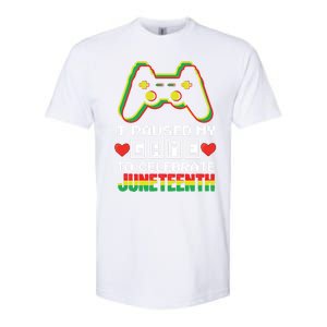 Gamer Game Proud Black Freedom Black History Juneteenth Gift Softstyle CVC T-Shirt