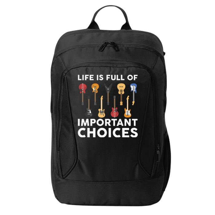 Guitarist Guitar Player Music Lover City Backpack