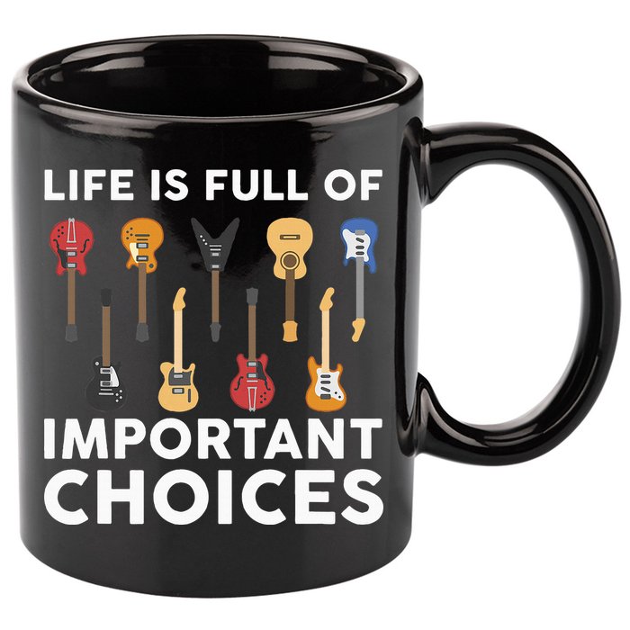 Guitarist Guitar Player Music Lover 11oz C Handle Ceramic Mug