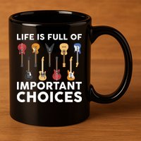 Guitarist Guitar Player Music Lover 11oz C Handle Ceramic Mug