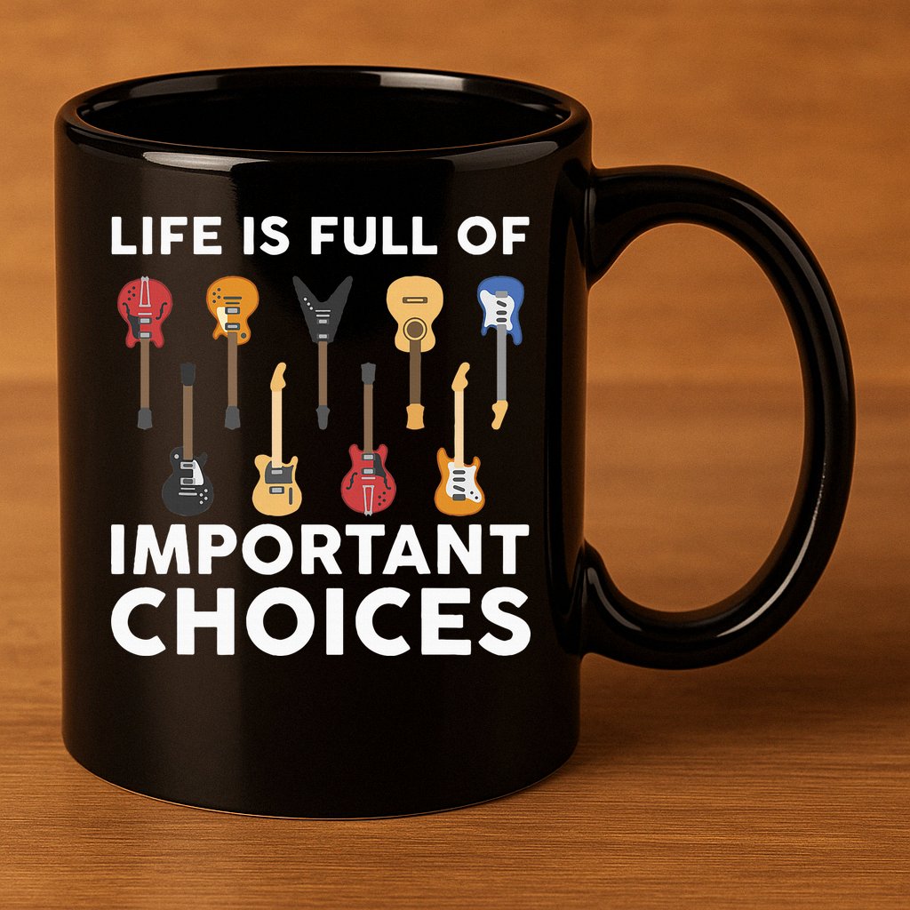 Guitarist Guitar Player Music Lover 11oz C Handle Ceramic Mug