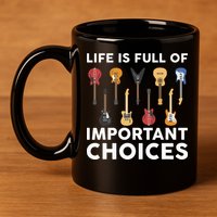 Guitarist Guitar Player Music Lover 11oz C Handle Ceramic Mug