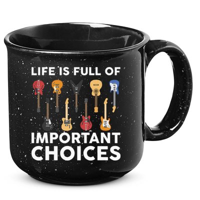 Guitarist Guitar Player Music Lover 15oz Campfire Ceramic Mug