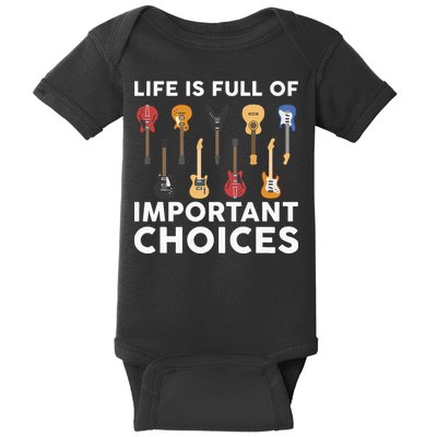 Guitarist Guitar Player Music Lover Baby Bodysuit