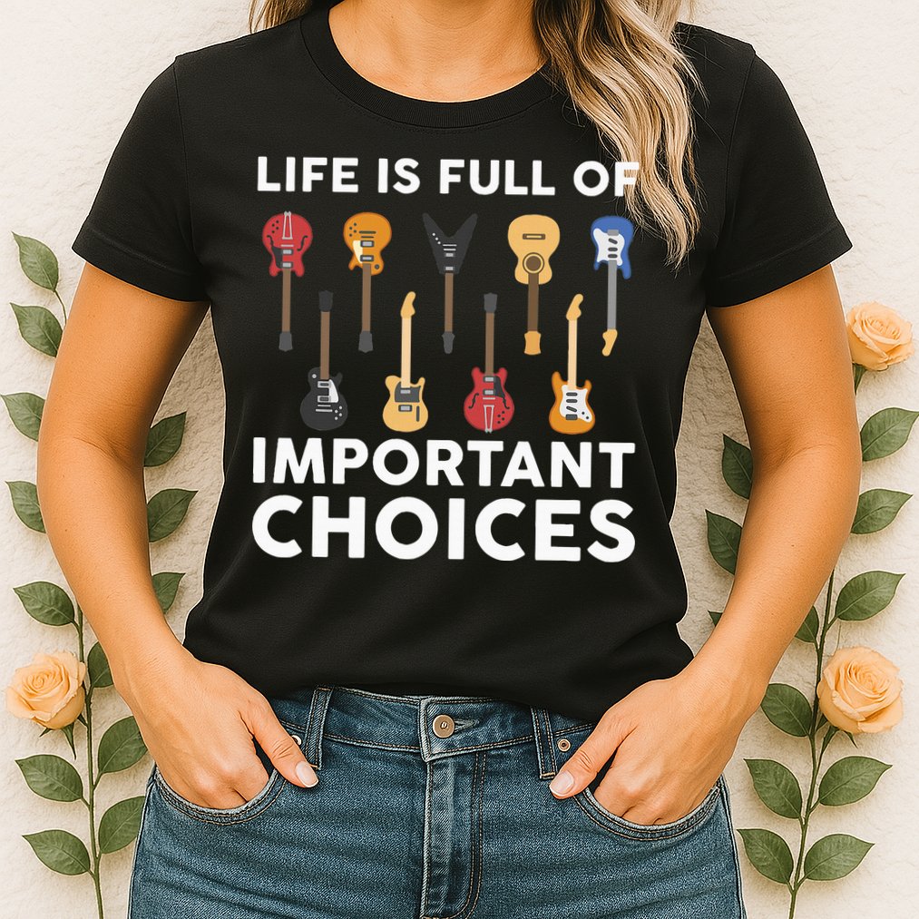Guitarist Guitar Player Music Lover Womens T-Shirt