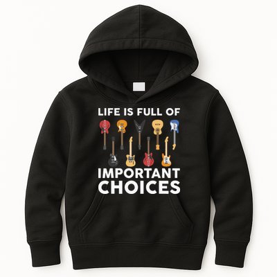 Guitarist Guitar Player Music Lover Kids Hoodie