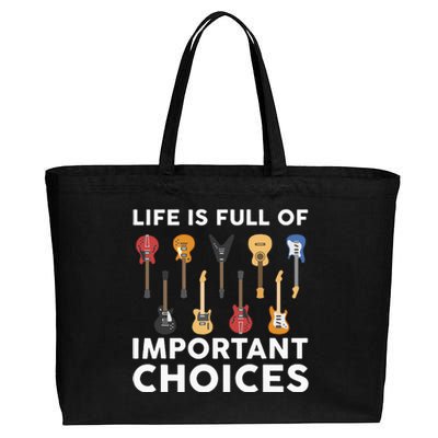 Guitarist Guitar Player Music Lover Cotton Canvas Jumbo Tote