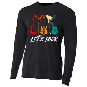 Guitarist Guitar Player Rock Music Lover Guitar Cooling Performance Long Sleeve Crew