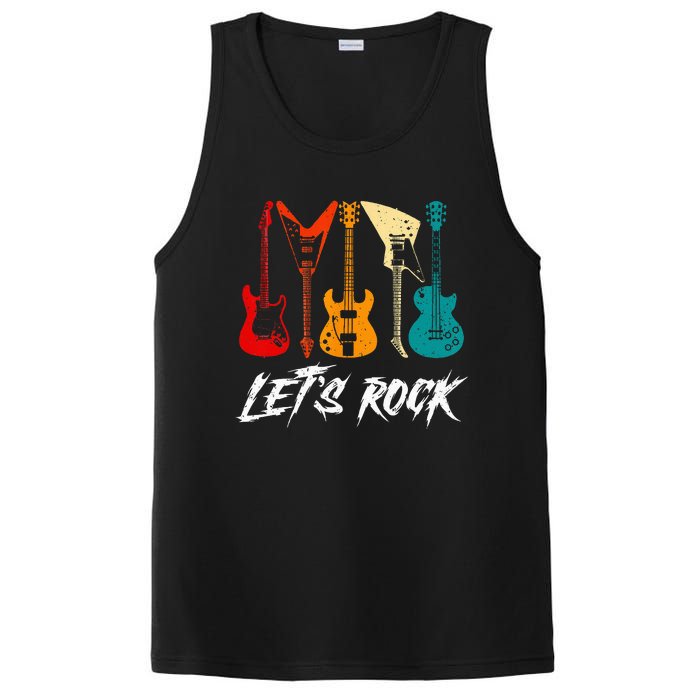 Guitarist Guitar Player Rock Music Lover Guitar PosiCharge Competitor Tank