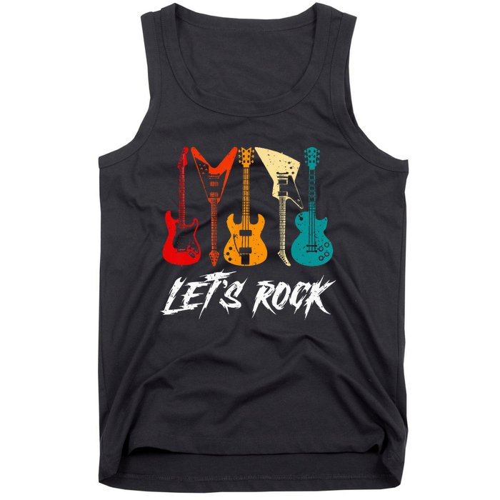 Guitarist Guitar Player Rock Music Lover Guitar Tank Top