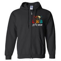 Guitarist Guitar Player Rock Music Lover Guitar Full Zip Hoodie