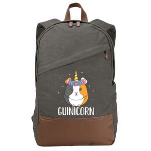 Guinicorn Guinea Pig Pet Owners Gift Cotton Canvas Backpack