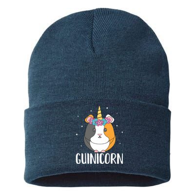 Guinicorn Guinea Pig Pet Owners Gift Sustainable Knit Beanie