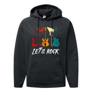 Guitarist Guitar Player Rock Music Lover Guitar Performance Fleece Hoodie