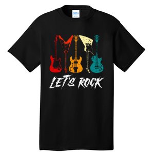 Guitarist Guitar Player Rock Music Lover Guitar Tall T-Shirt