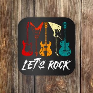 Guitarist Guitar Player Rock Music Lover Guitar Coaster