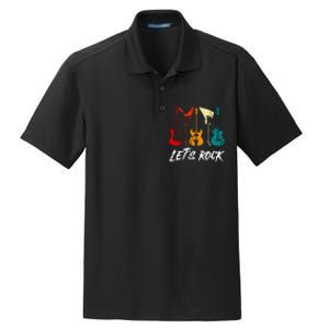 Guitarist Guitar Player Rock Music Lover Guitar Dry Zone Grid Polo