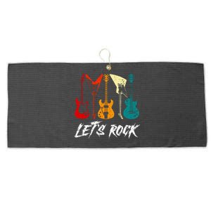 Guitarist Guitar Player Rock Music Lover Guitar Large Microfiber Waffle Golf Towel