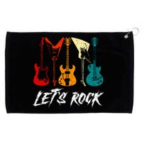 Guitarist Guitar Player Rock Music Lover Guitar Grommeted Golf Towel