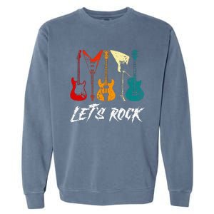 Guitarist Guitar Player Rock Music Lover Guitar Garment-Dyed Sweatshirt