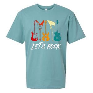 Guitarist Guitar Player Rock Music Lover Guitar Sueded Cloud Jersey T-Shirt