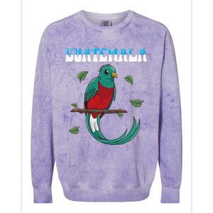 Guatemala Guatemalan Quetzal funny quote Colorblast Crewneck Sweatshirt