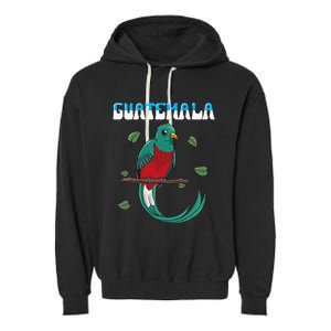 Guatemala Guatemalan Quetzal funny quote Garment-Dyed Fleece Hoodie