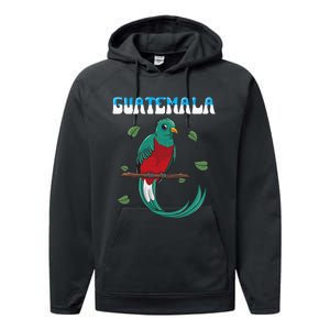 Guatemala Guatemalan Quetzal funny quote Performance Fleece Hoodie