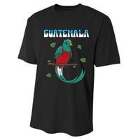 Guatemala Guatemalan Quetzal funny quote Performance Sprint T-Shirt