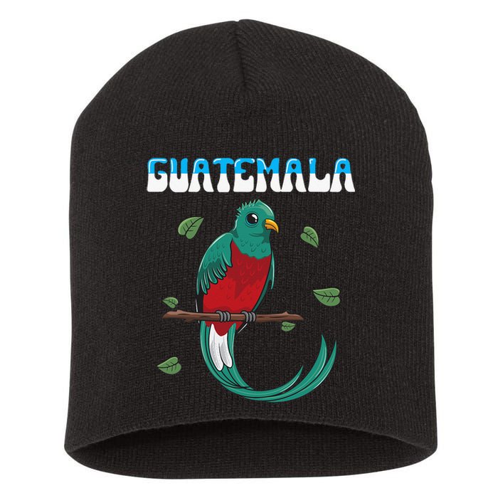 Guatemala Guatemalan Quetzal funny quote Short Acrylic Beanie