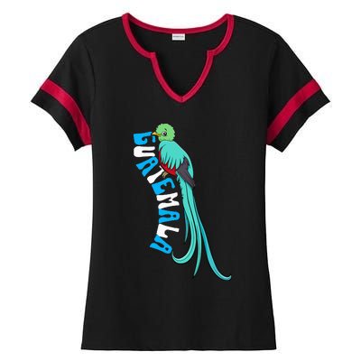 Guatemala Guatemalan Quetzal Ladies Halftime Notch Neck Tee