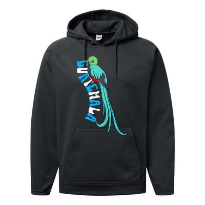 Guatemala Guatemalan Quetzal Performance Fleece Hoodie