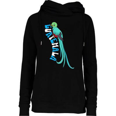 Guatemala Guatemalan Quetzal Womens Funnel Neck Pullover Hood