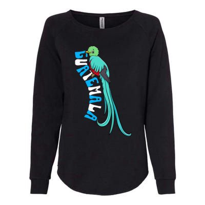 Guatemala Guatemalan Quetzal Womens California Wash Sweatshirt