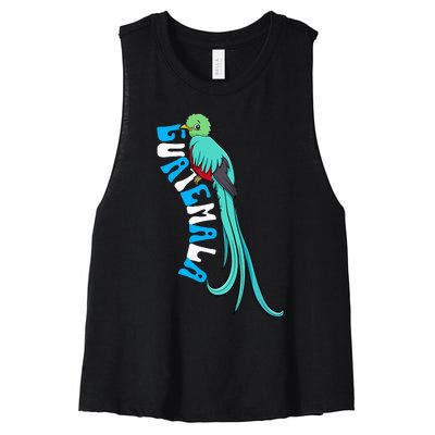 Guatemala Guatemalan Quetzal Women's Racerback Cropped Tank