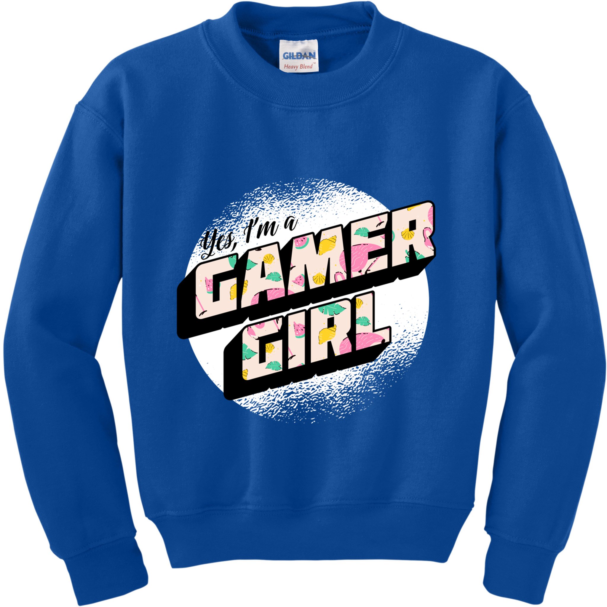 Girl Gaming Quote For A Gamer Gift Kids Sweatshirt