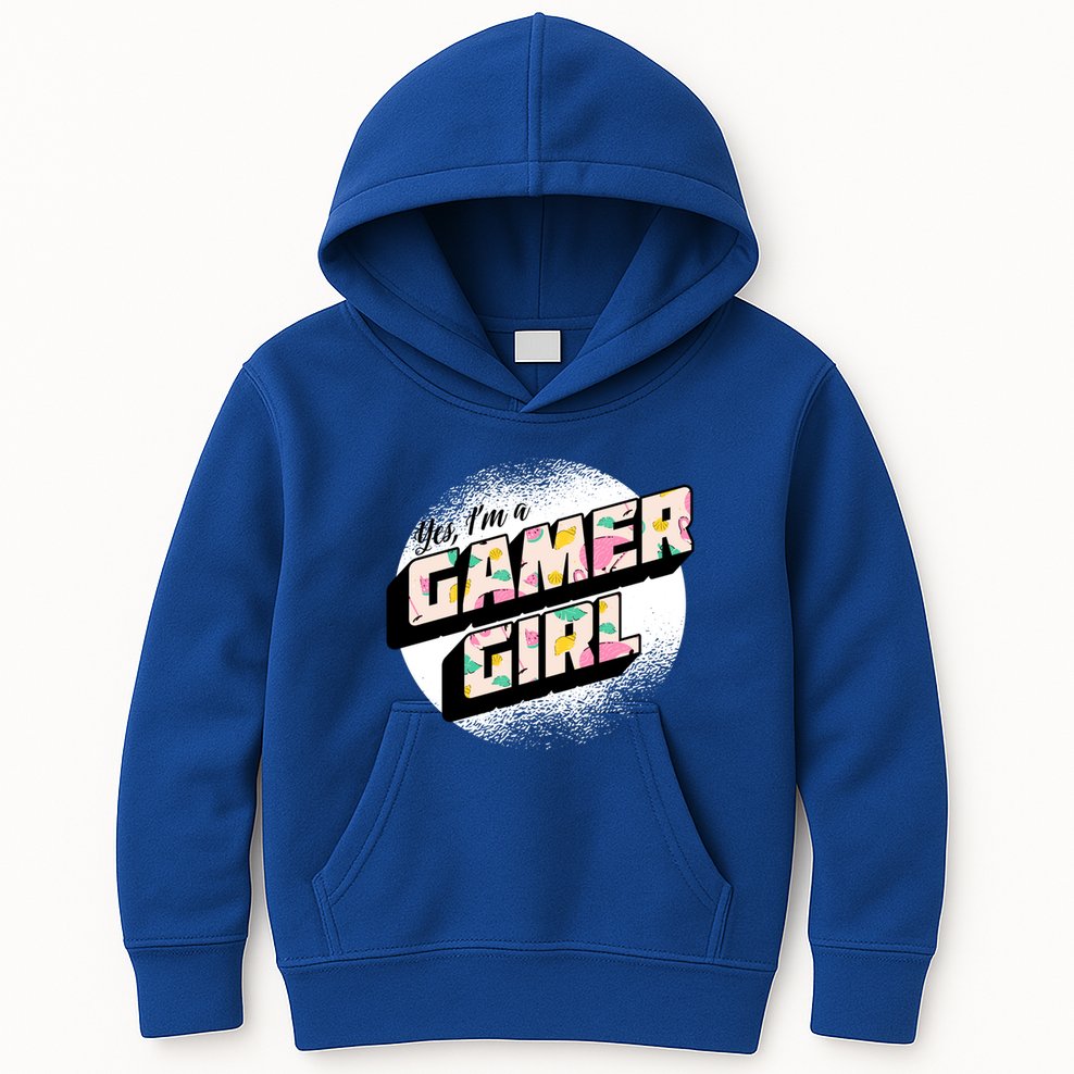 Girl Gaming Quote For A Gamer Gift Kids Hoodie