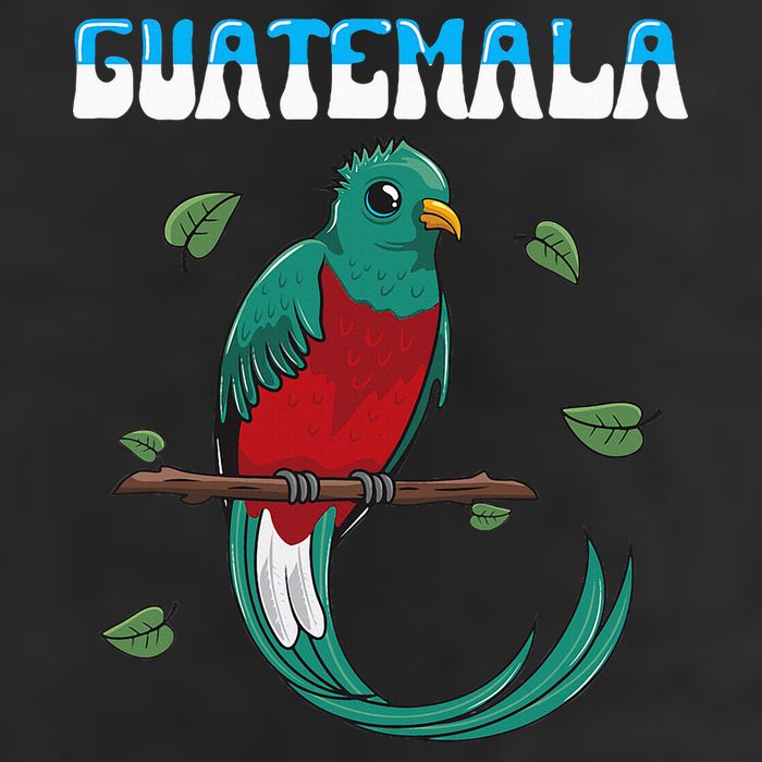 Guatemala Guatemalan Quetzal 7 Panel Mesh Trucker Snapback Hat