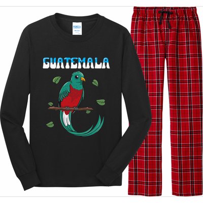 Guatemala Guatemalan Quetzal Long Sleeve Pajama Set