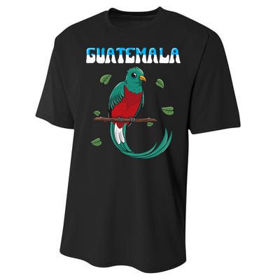 Guatemala Guatemalan Quetzal Performance Sprint T-Shirt