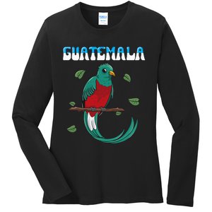 Guatemala Guatemalan Quetzal Ladies Long Sleeve Shirt