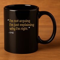 Greg Gift Quote Funny Birthday Personalized Name Idea 11oz C Handle Ceramic Mug