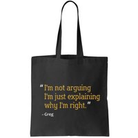 Greg Gift Quote Funny Birthday Personalized Name Idea Bag