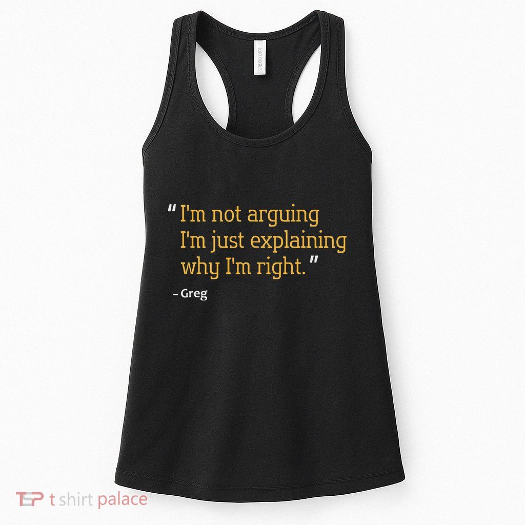 Greg Gift Quote Funny Birthday Personalized Name Idea Womens Tank Top
