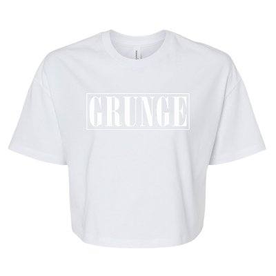 Grunge Bella+Canvas Jersey Crop Tee