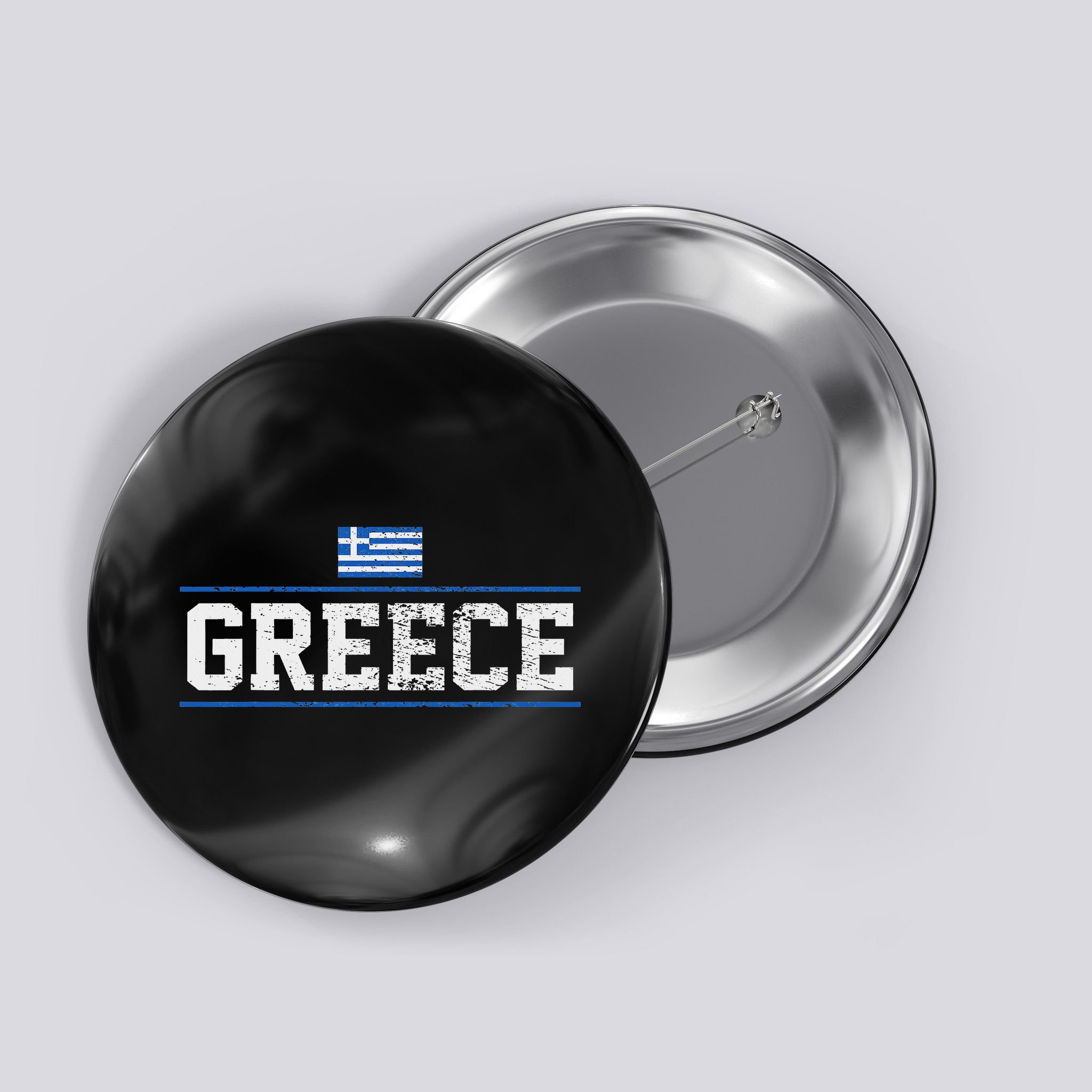 Greece Button