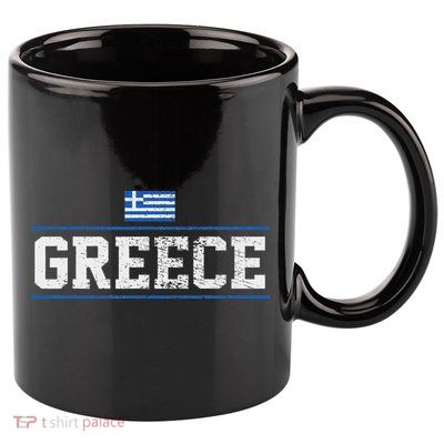 Greece 11oz C Handle Ceramic Mug