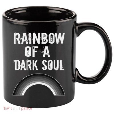 Gothic Grunge Rainbow Of A Dark Soul Goth Occult 11oz C Handle Ceramic Mug
